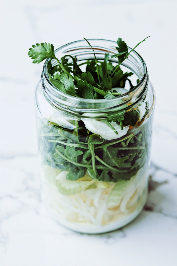 salad in a jar